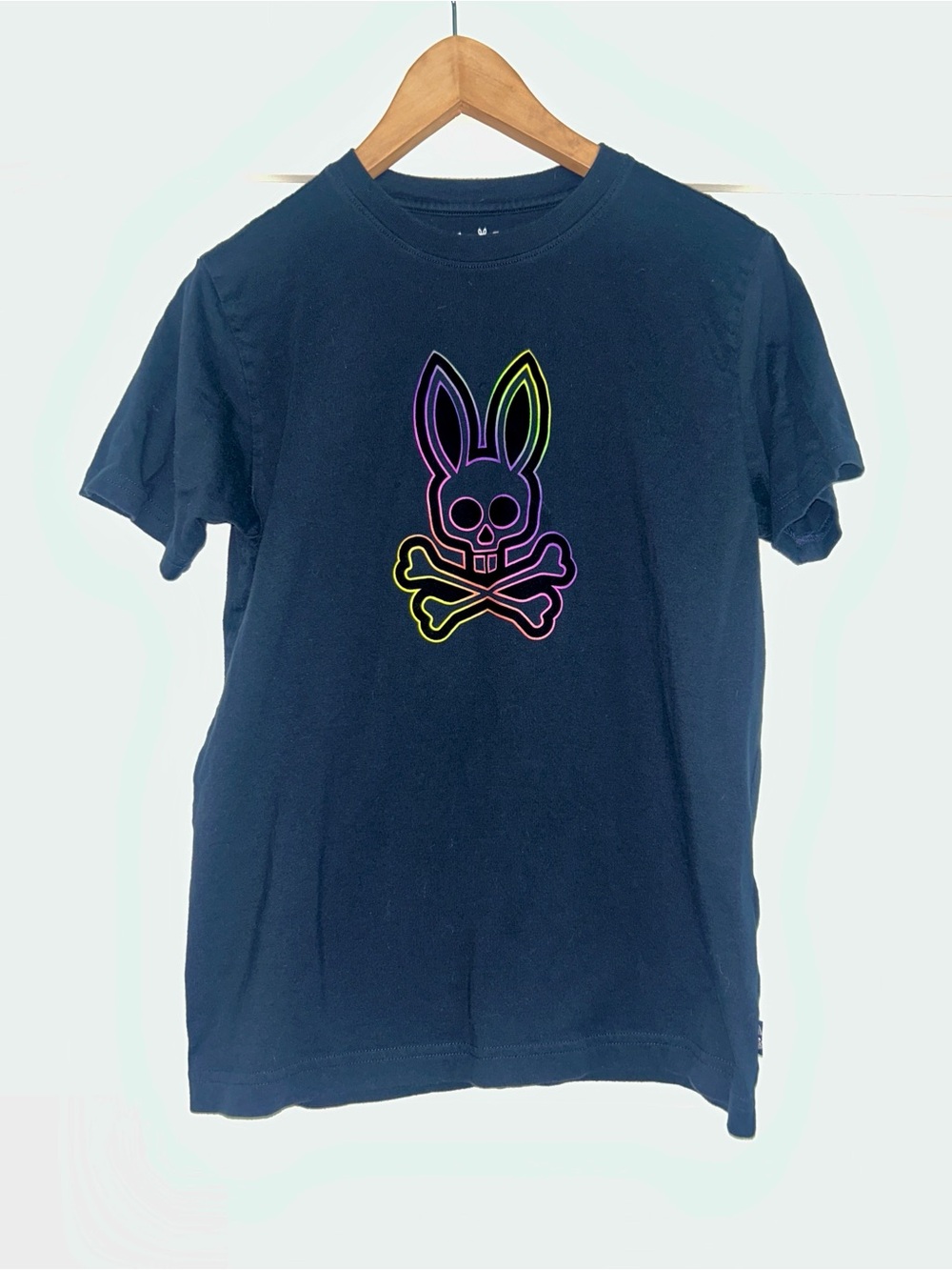 Psycho Bunny Black Graphic Logo Tee